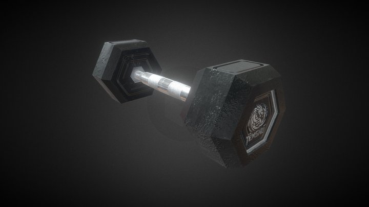 Weight Lifting Dumbell 3D Model