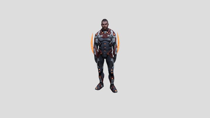 Standing idle 3D Model