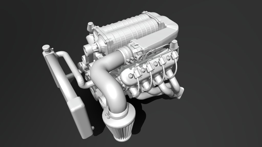 Supercharged Ls V8 Engine 1