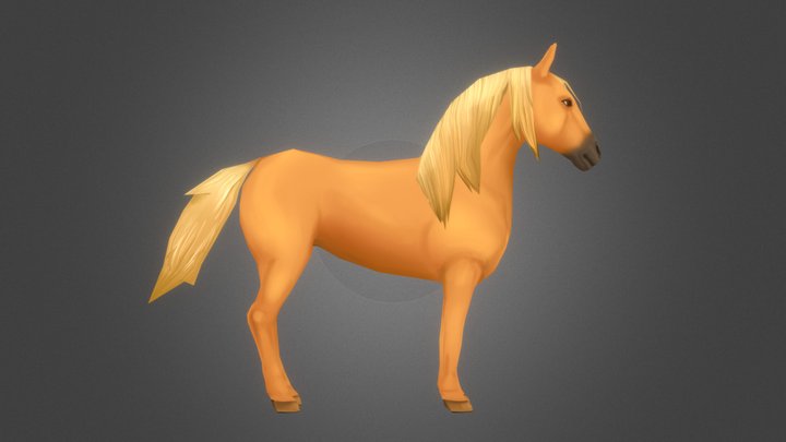 Horse 2 3D Model