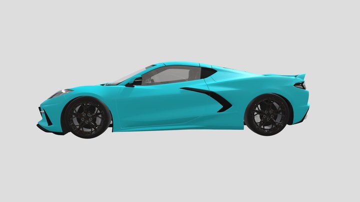 Chevrolet Corvette C8 Stingray Coupe 3D Model