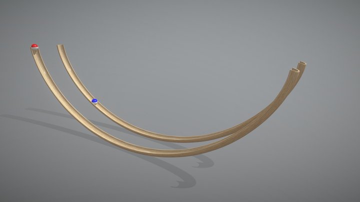 Brahistohrona kriva2 (Brachistochrone 2) 3D Model
