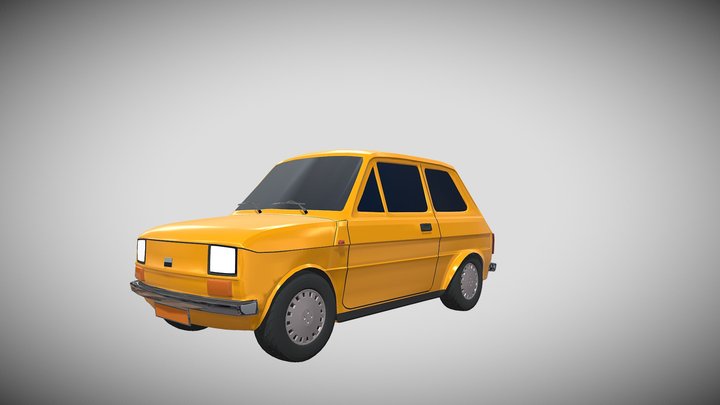 Fiat 126 Bis 3D Model