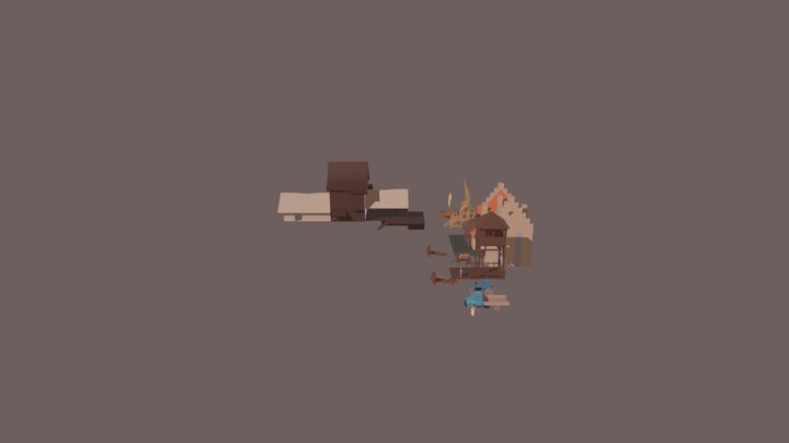 10 Items 2 3D Model