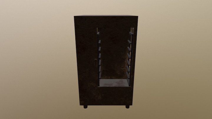 Rust Bakery Oven 3D Model