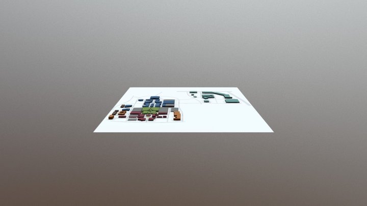 Shops Map Export003 3D Model