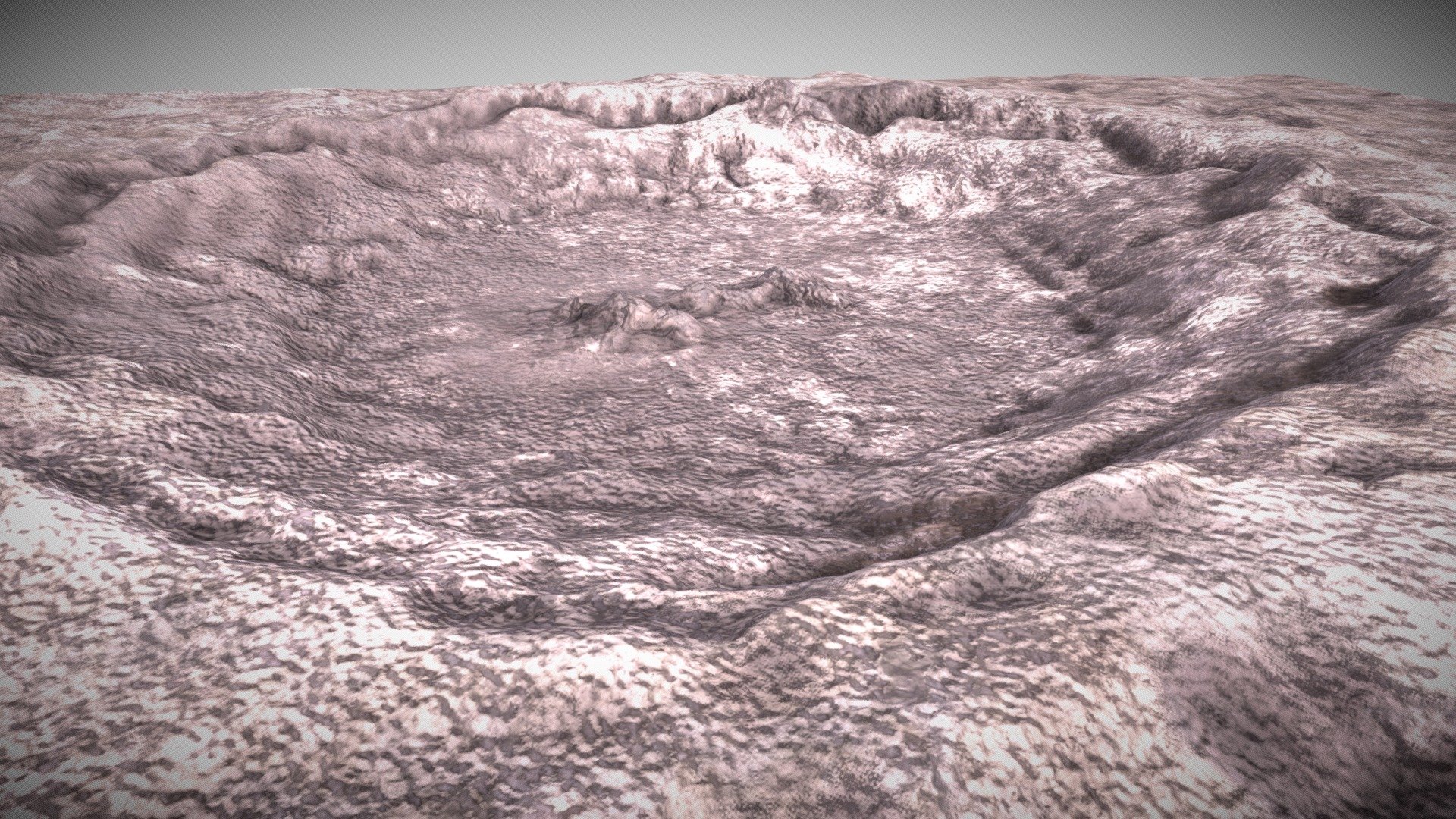 Moon Copernicus crater 3Xv - Download Free 3D model by Biser Borislawow ...