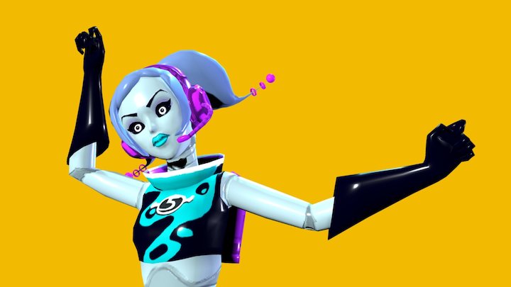 Fan Art- Evila from Space Channel 5 3D Model