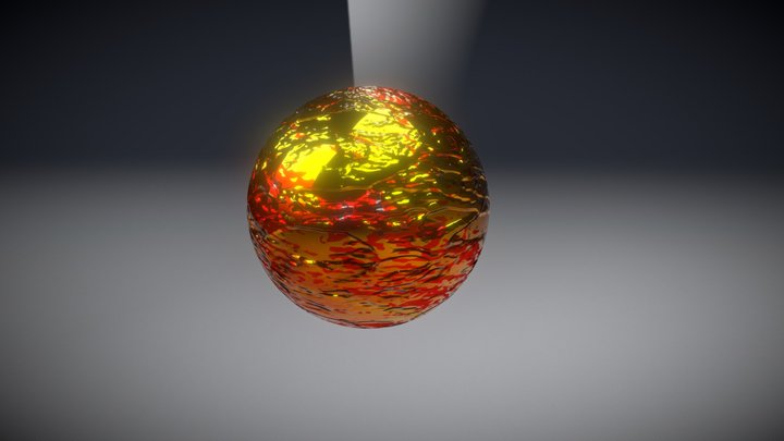 Texture Ball 3D Model