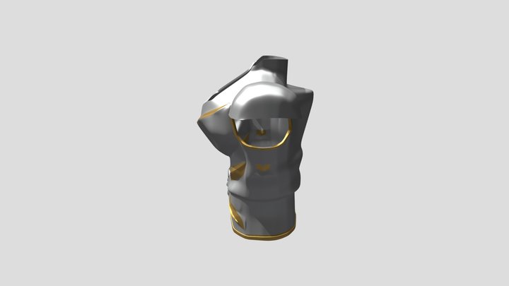 X Women Armor 1 3D Model