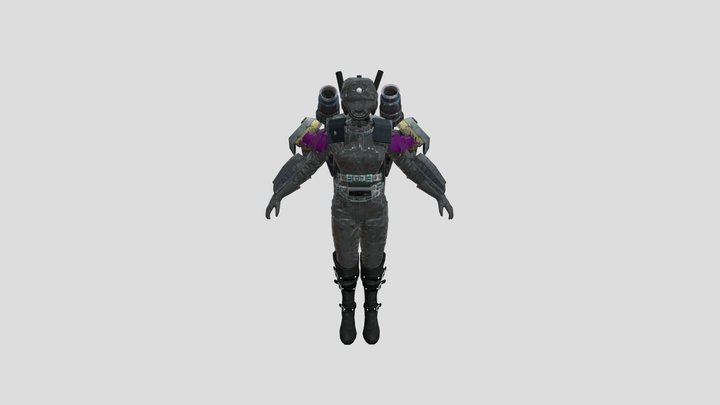 Camerawoman 3D Model