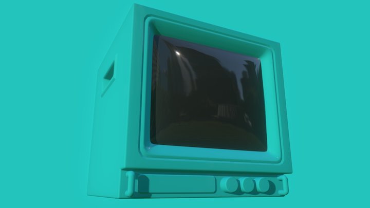 Security Monitor 3D Model