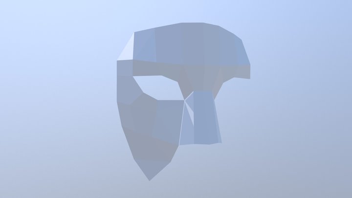 Final Mask Phantom Of The Opera 3D Model