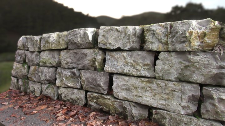 Stone Fence FREE 3D Model