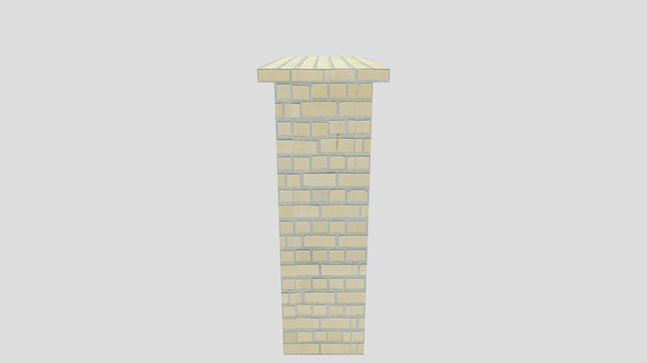 Brick Wall 2 BioShock GO 3D Model