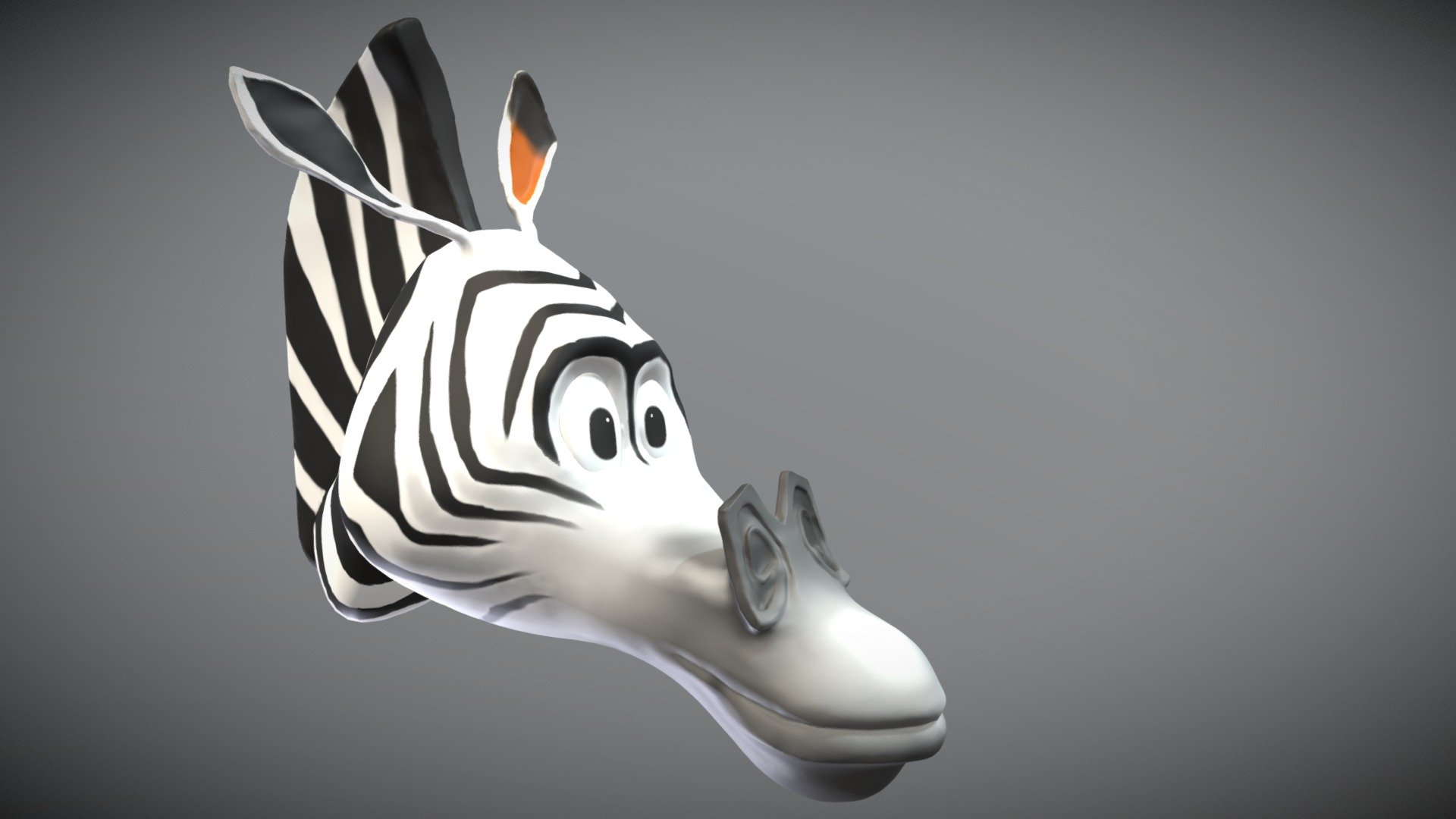 Marty Zebra From Madagaskar 3d Model By Svit123 6e9fc92 Sketchfab