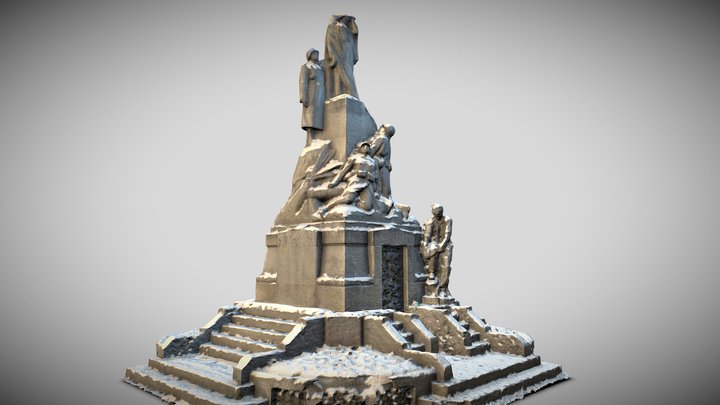 Cemetary Monument - scan 3D Model
