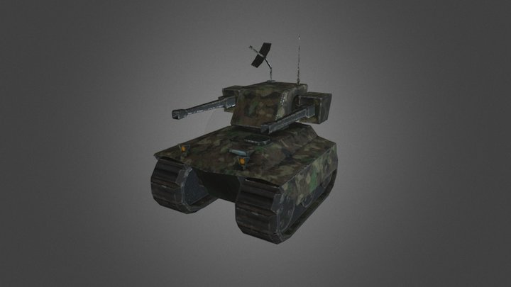 Anti-Air Vehicle 3D Model