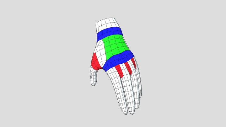 Topology Demo Hand – Free 3D Model STL