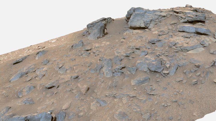 Mars2020, ZCAM: Falls Hollow (sol 457) 3D Model