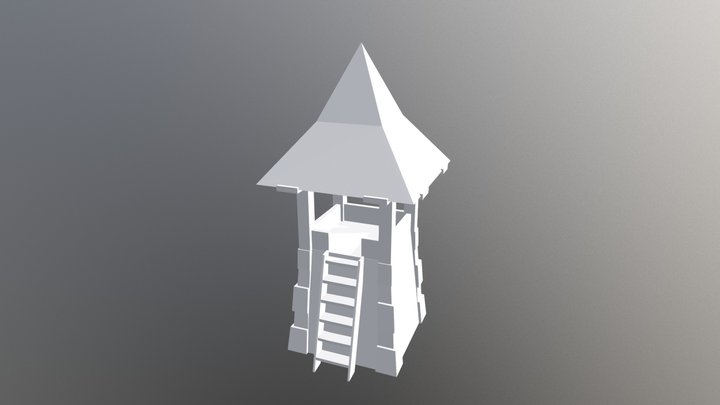 Archer Tower 3D Model