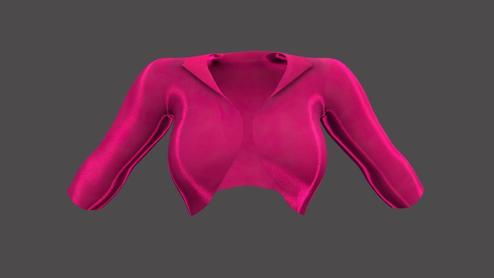Female Bolero Shrug 3D Model