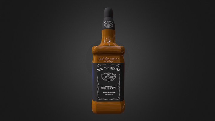 Jack the reaper whiskey 3D Model