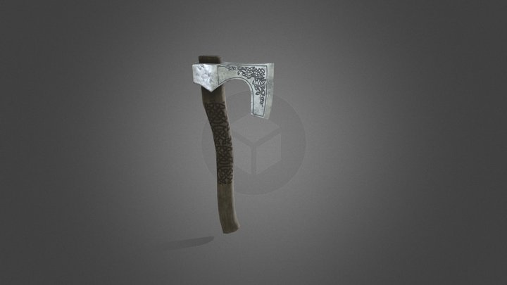 Axe(viking) Lowpoly 3D Model