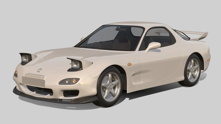 1999 Mazda RX-7 FD – Free 3D Model STL
