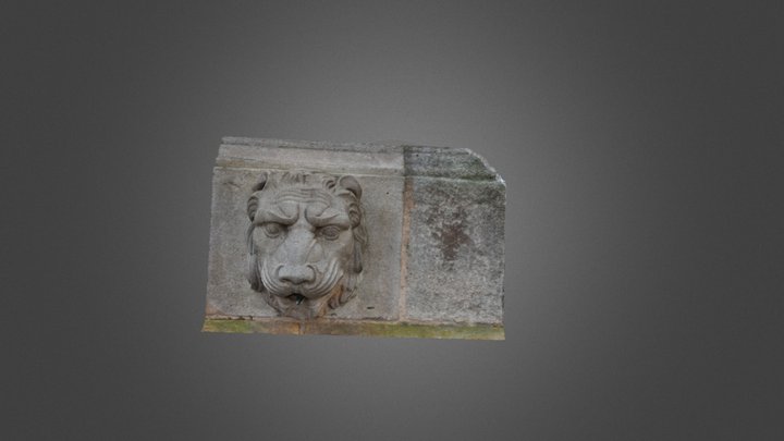 Fountain, Lionhead 3D Model