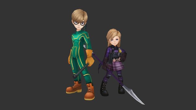 Dave Lizewski / Mindy Macready 3D Model