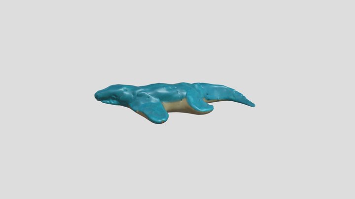 blue mosasaur by zion – Free 3D Model STL
