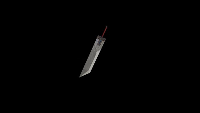 Buster Sword FF7 3D Model