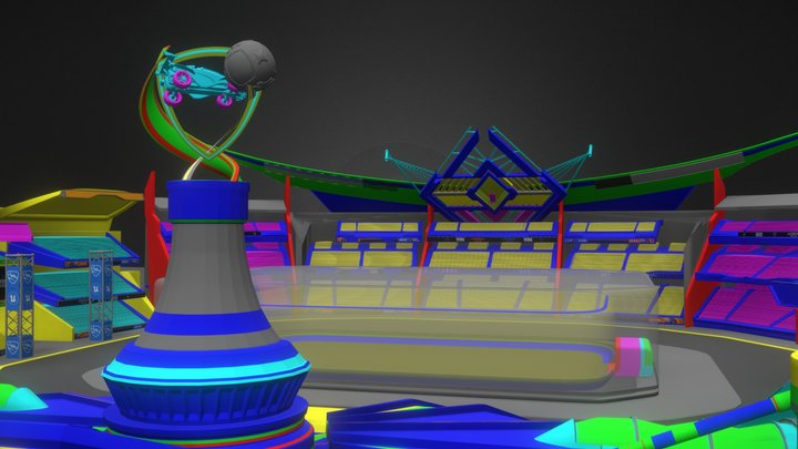 Champions Field - Rocket League Stadium 3D Model