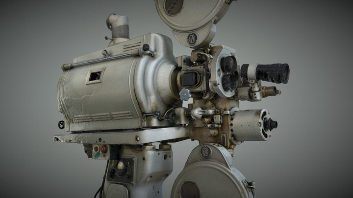 Cinema Movie Projector AP5 - 1961 3D Model