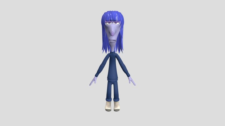 Inside Out 2 - Boredom 3D Model