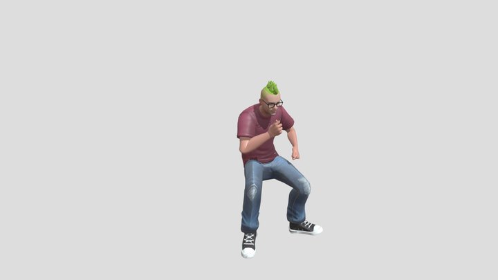 Brandon Playing Drums – Modèle 3D gratuit STL