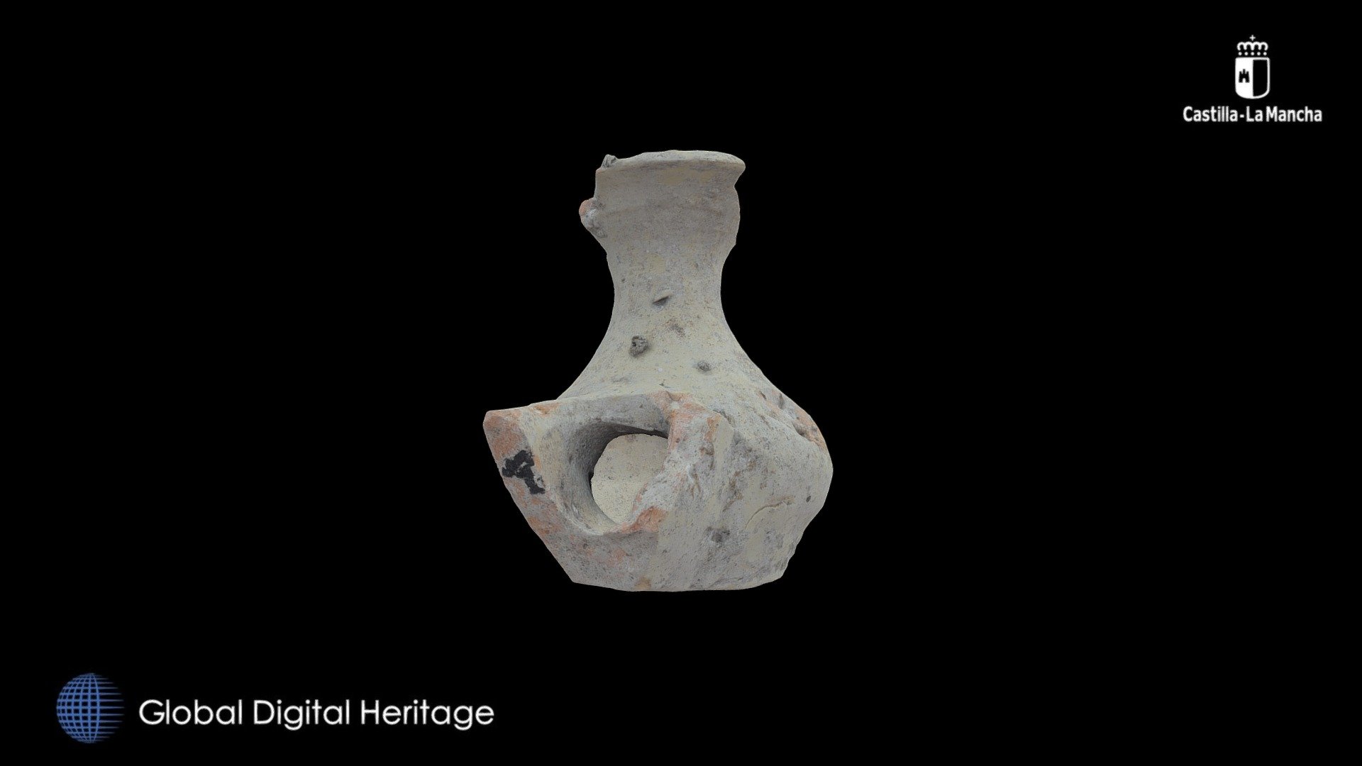 Islamic Lamp Fragment, Calatrava la Vieja
