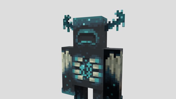 Warden Minecraft 1 19 3D Model