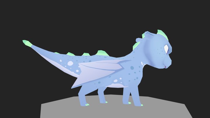 Dragon Turntable 3D Model