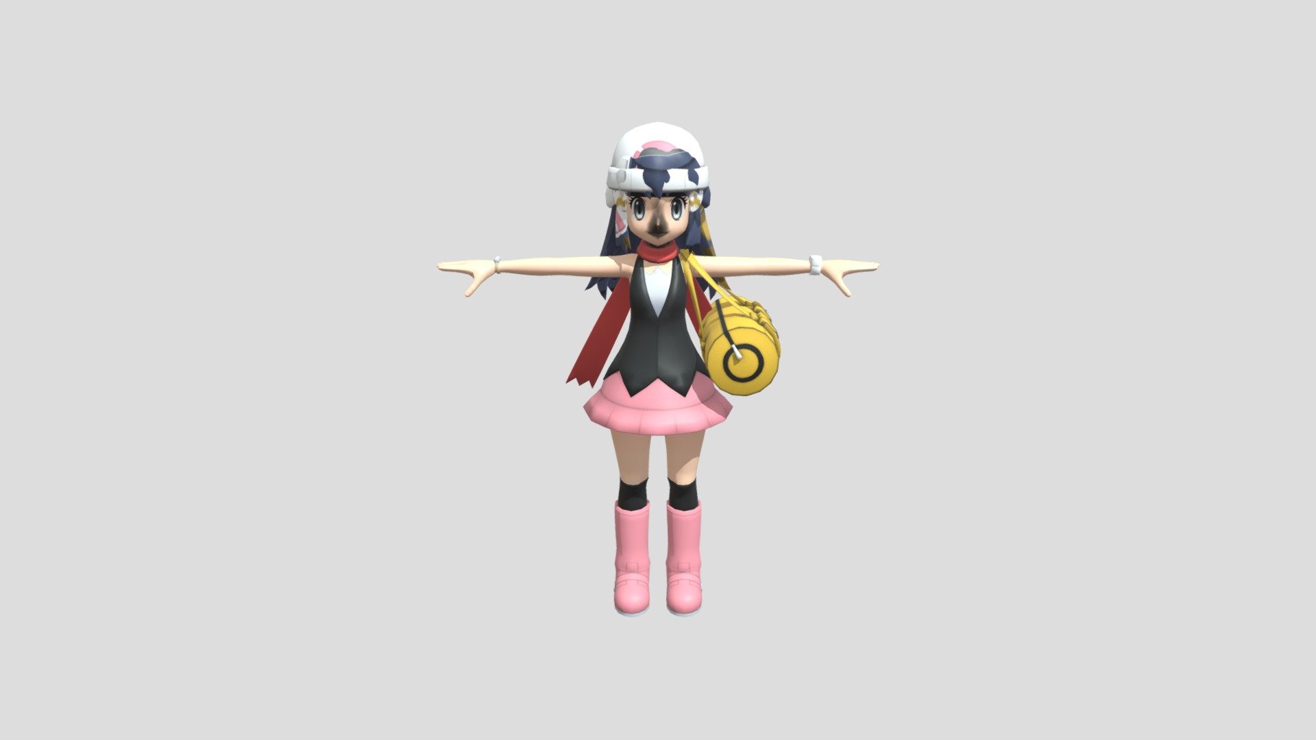 STL file Pokemon Trainer Dawn 🐉・Model to download and 3D print・Cults