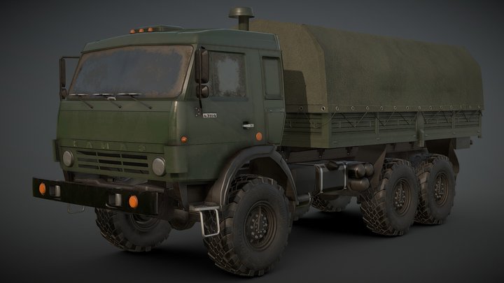 Kamaz 43114 3D Model