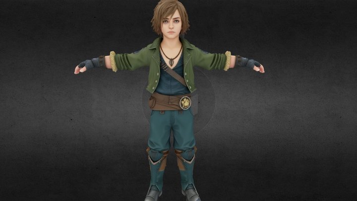 Young Adventurer V2 3D Model
