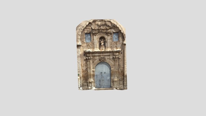 puerta Iglesia de la asunción 3D Model