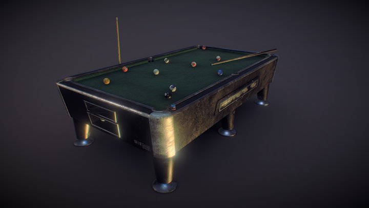 HEYSAM: Pool Table 3D Model