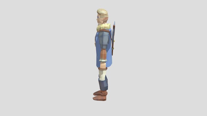Young Guy 3D Model