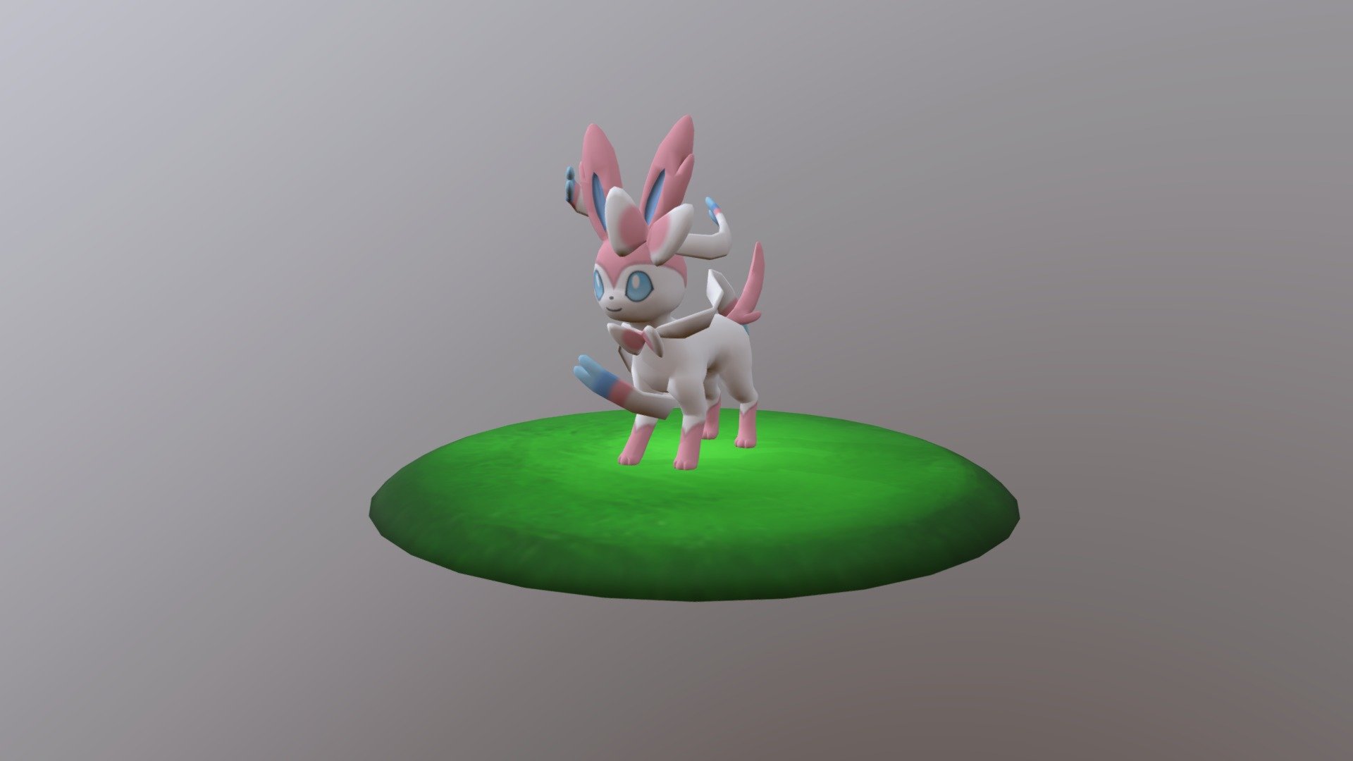 Иви пиксельмон. Сильвеон 3d. Сильвеон пиксельмон. 3д модель Сильвион. Sylveon model.