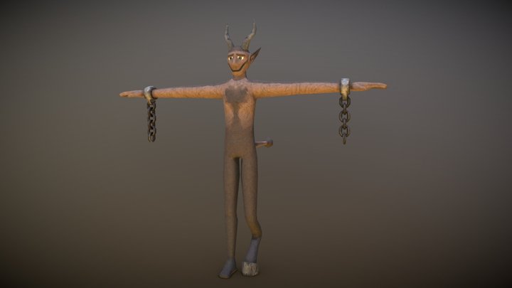 Krampus 3D Model