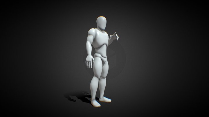 Rigged Character 3D Model