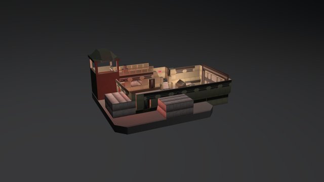 Prison Modular 3D Model